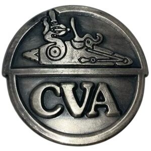 VINTAGE BUCKLE PEWTER 1978 Connecticut Valley Arms Inc